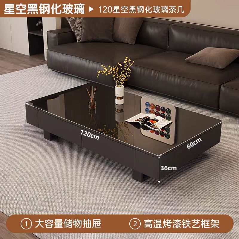 简约岩板茶几家具客厅家用简约风轻奢高级感小户型茶几大理石茶几|undefined