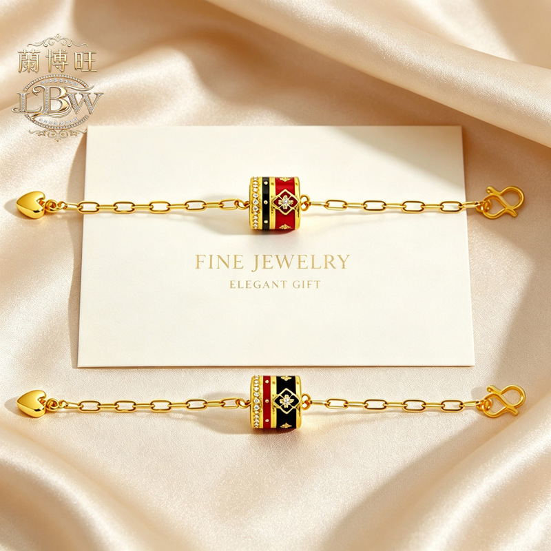 Oriental Aesthetics Wanxiang Series New Chinese Style Traditional Pattern Exquisitely Crafted High-Quality Floral Bracelet for Women Oriental Aesthetics Wanxiang Series New Chinese Style Traditional Pattern Exquisitely Crafted High-Quality Floral Bracelet for Women