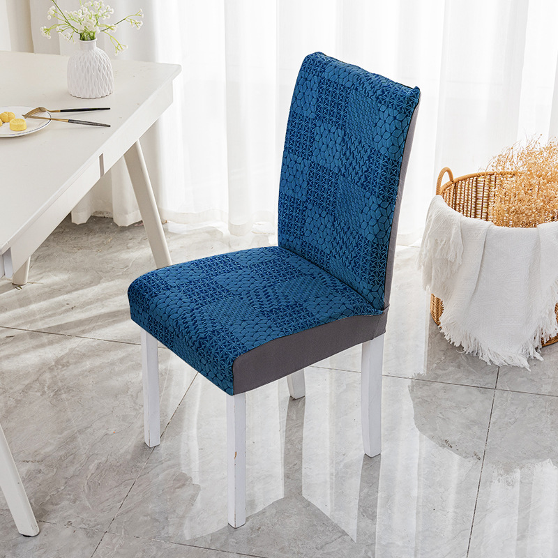 Four Seasons cubierta de silla de mesa de comedor elástica universal cubierta de silla todo incluido resistente al desgaste hogar Luz de lujo restaurante palillos cubierta