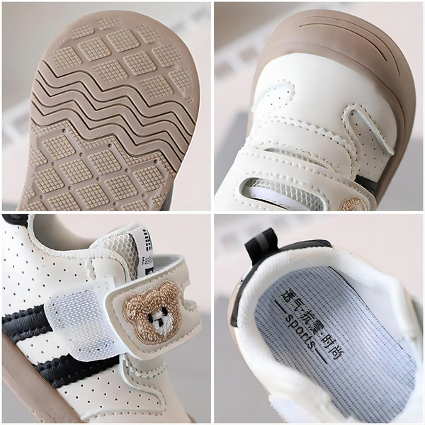 2026 Spring and Autumn Bear Embroidered Baby Shoes Baby Shoes Autumn…