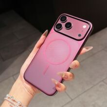 适用iPhone18promax幻彩磁吸手机壳肤感苹果17雕刻立体线16保护套
