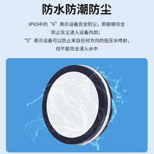 锦润led三防吸顶灯防尘防潮防蚊虫圆形卧室简约家用餐厅阳台灯具