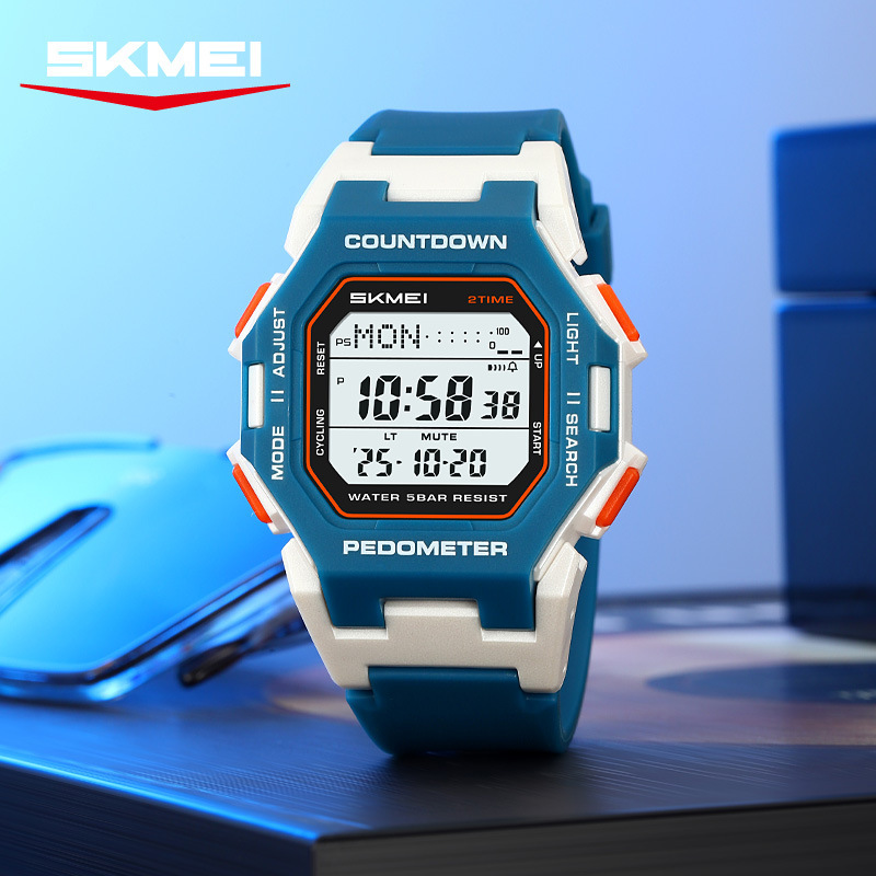 Skmei Multifunctional Digital Watch Square Outdoor Sports Waterproof Digital Student Watch Alarm Clock Watch Skmei Multifunctional Digital Watch Square Outdoor Sports Waterproof Digital Student Watch Alarm Clock Watch