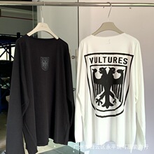 欧美Kanye侃爷Gosha Vultures long sleeve t-shirt双头鹰长袖T恤
