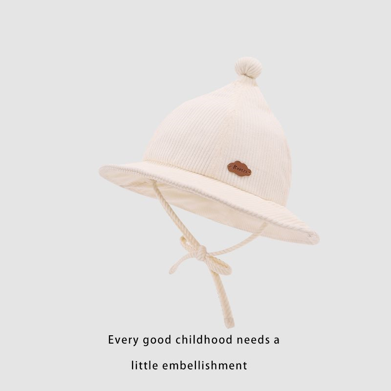 Sombrero de bebé primavera y otoño para niños pescador sombrero de color sólido sombrero para bebés estilo exterior nuevo hombre y mujer estilo universal otoño y invierno
