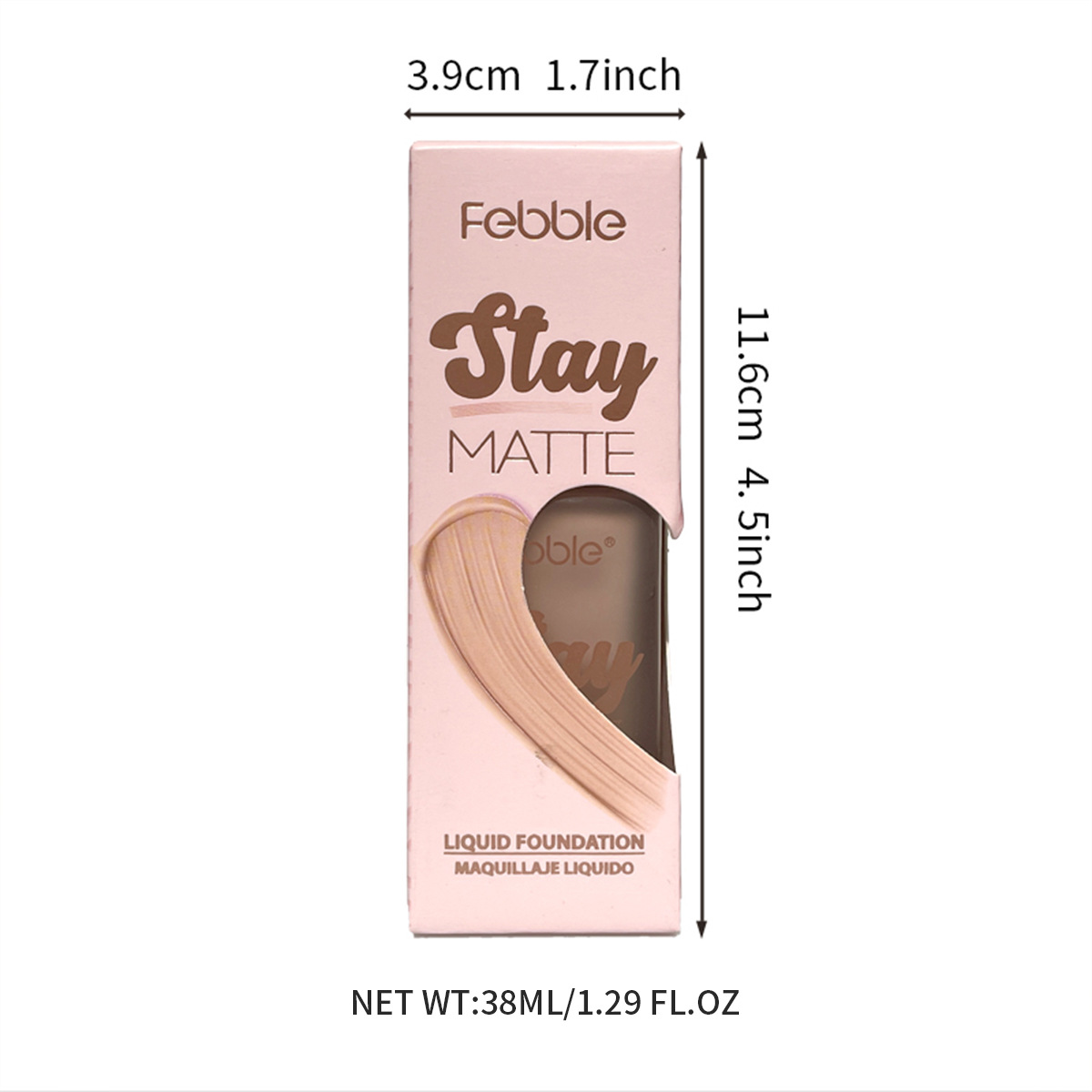 USHAS punto transfronterizo venta caliente impermeable fondo líquido de cubierta completa líquido de base opacador líquido de fondo líquido impermeable natural y duradero maquillaje