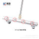 Cross-border high-pressure cleaning car chassis nozzle universal wheel cleaning Road Nozzle car bottom brush floor brush water broom
