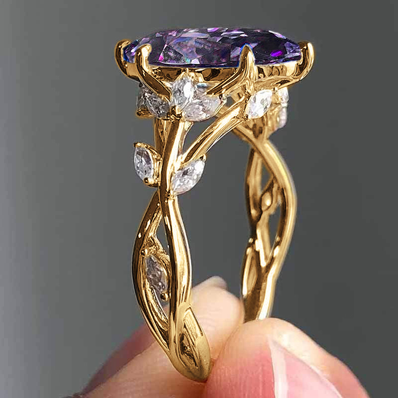 7g Weight 0.03µm Gold Plating Thickness Water Plating Gold Plating Process KC Golden Plated Plating Material Zircon Inlay Material Rings Classification 1 Piece Quantity Holiday, Daily Occasion Copper Material Leaf Pattern All Seasons Season Women's Gender Elegant, Novelty Style Claw Setting Craft Wholesale Jewelry Elegant Novelty Leaf Copper Zircon Rings 17