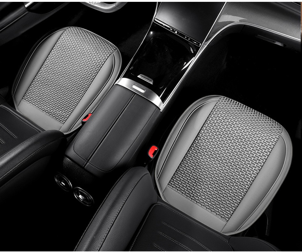 Directly from the manufacturer, breathable leather combined with ice silk, three-dimensional comfort, soft, suitable for all seasons, durable, dirt-resistant, universal car seat cover