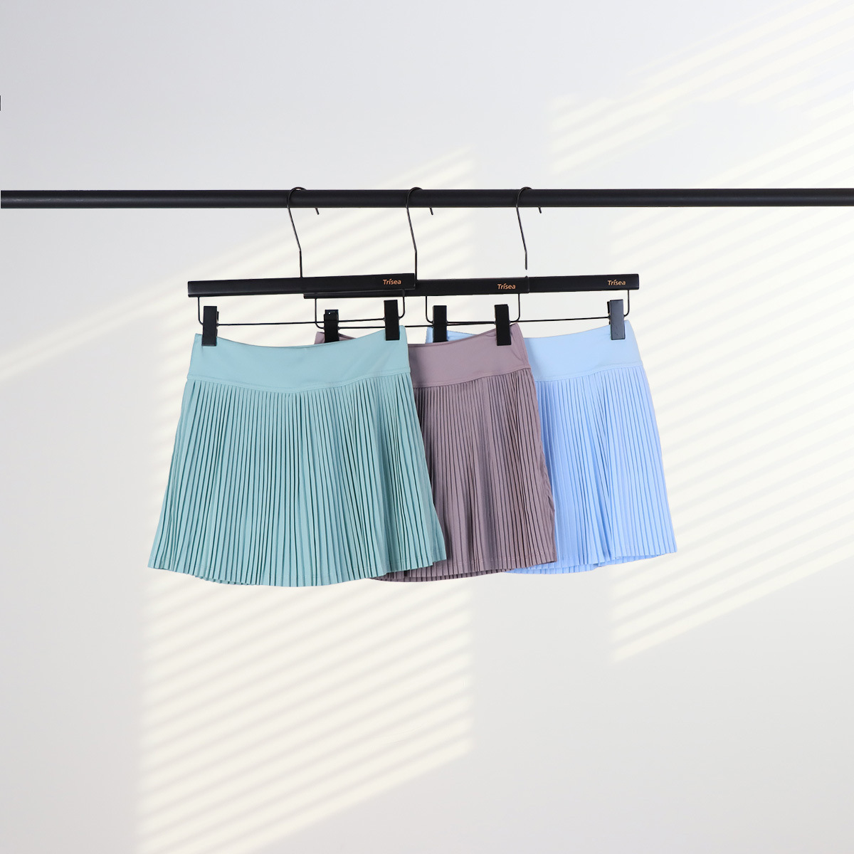 Lulu (en stock) verano nuevo estilo de yoga fitness tenis rápido secado plegado falda de cintura alta