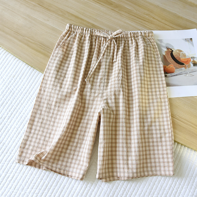 워시드 코튼 카키 남성용 반바지 003