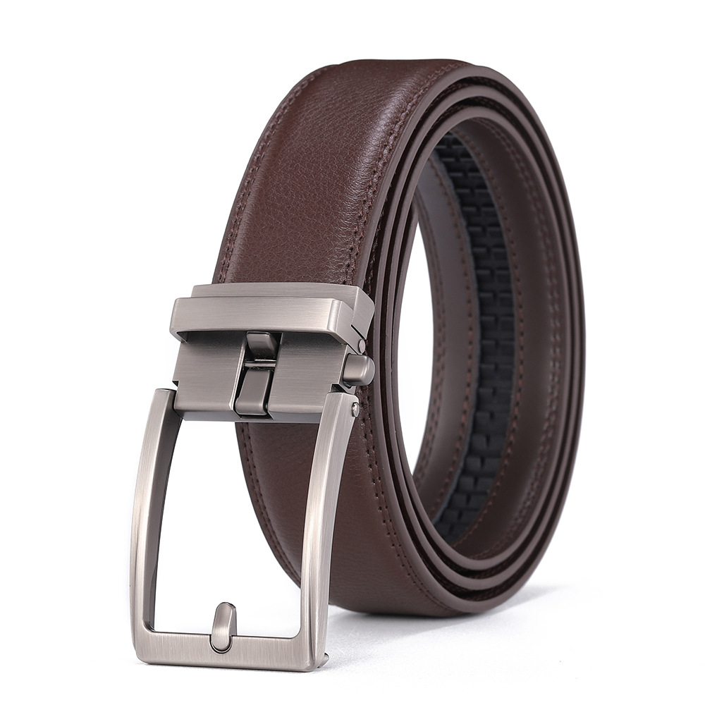 In Stock Cowhide Wholesale Fashion Men's Casual Genuine Leather Waist Belt Cross-Border 2025 New Model_voghion.com