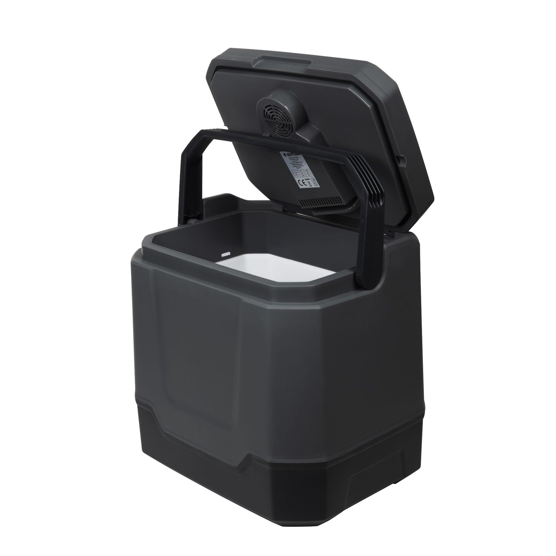 Procesamiento personalizado 33L portátil mini refrigerador portátil coche pequeño dos usuarios fuera del campamento Bluetooth refrigerador de coche
