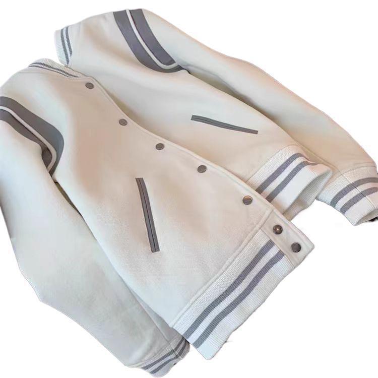 2025新作学院風アメリカレトロ野球服コートファッション高級感小柄ジャケット上着|undefined