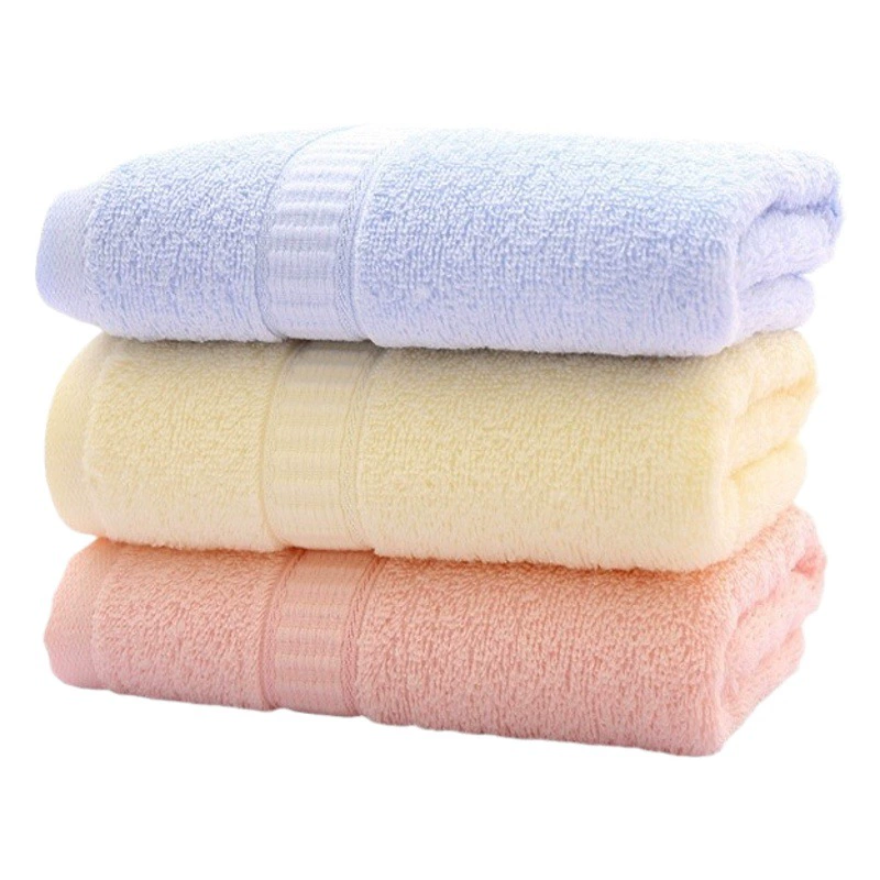 Хлопковое полотенце Jieliya прочное абсорбирующее высококачественное синьцзянское хлопковое утолщенное независимая упаковка с вышитым словом logo6717