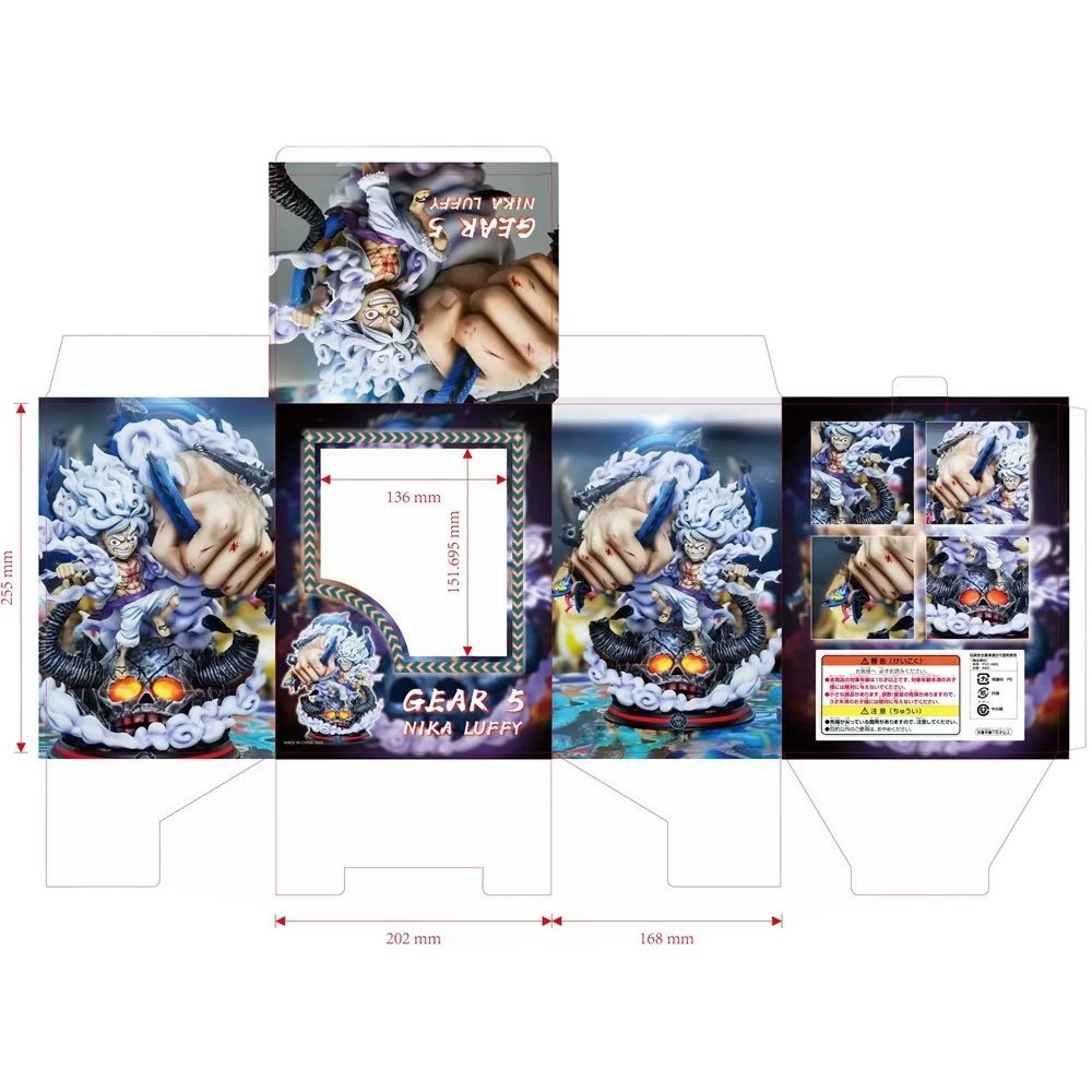 Pirata GK TH cielo pintura Ghost Island capítulo cinco-archivo Nica Lufei estatua hecha a mano modelo muñeca decoración anime
