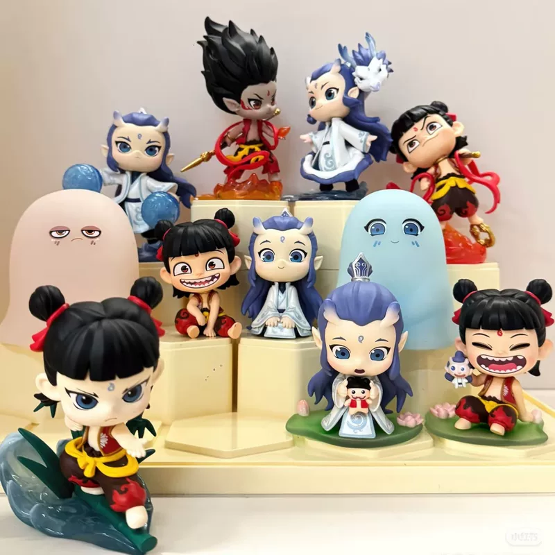 POPMART Bubble Mart Blind Box Нэчжа: Демон-мальчик Наохай Натуральная связь Серии Фигурки Украшения Модные игрушки