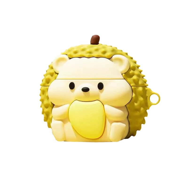 Силиконовый чехол для AirPods (Apple) KT Cat Claw, милый фуксия, силиконовый корпус, совместим с AirPods 1/2/3/Pro/Pro2/4