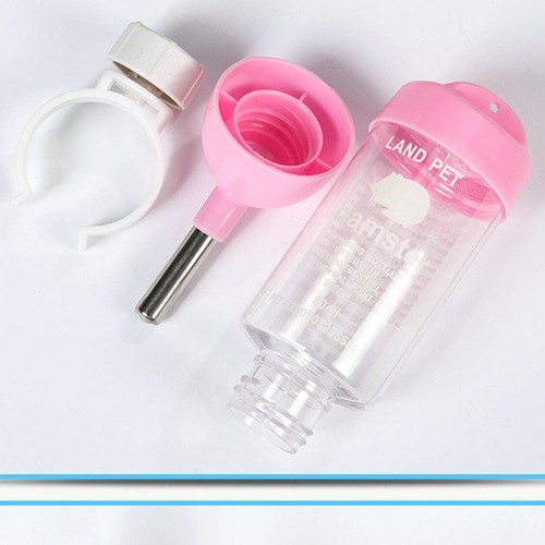 Hamster kettle drinking fountain hamster golden bear vacuum kettle water feeder drinking fountain 80ml kettle