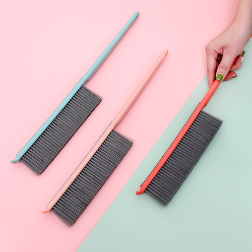 Household long-handled soft-bristle bed brush double-sided electrostatic brush clothing sofa dust removal brush sticky hair dust removal bed brush