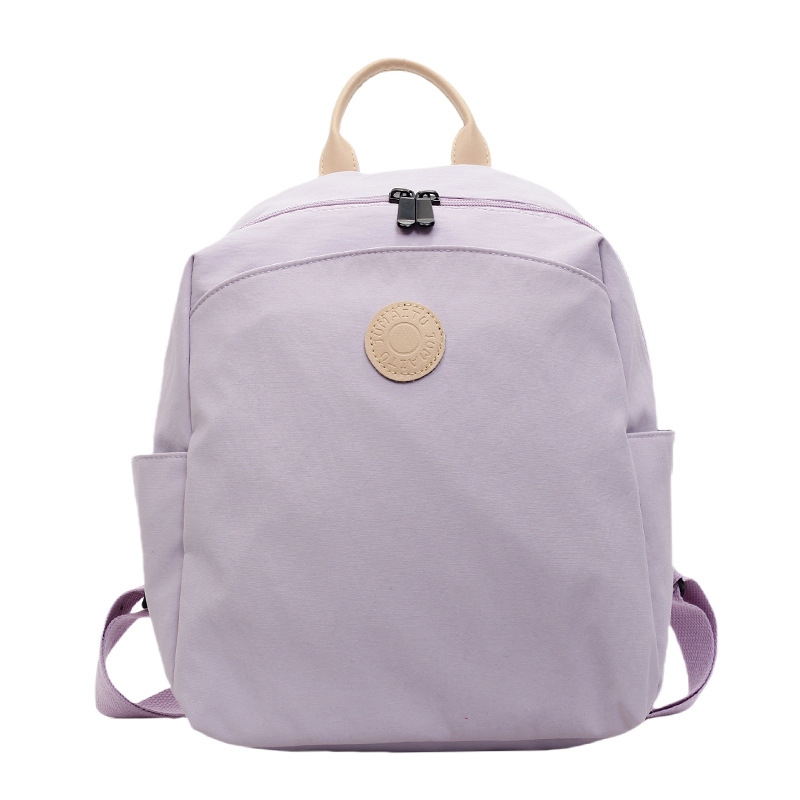 Bolsa de estudiantes de moda coreana para mujeres 2025, verano, nueva moda, mochila casual de gran capacidad, bolso de viaje simple para mujeres