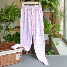 中老年人秋裤纯棉女高腰线裤老式大码宽松打底衬裤秋冬单裤棉毛裤