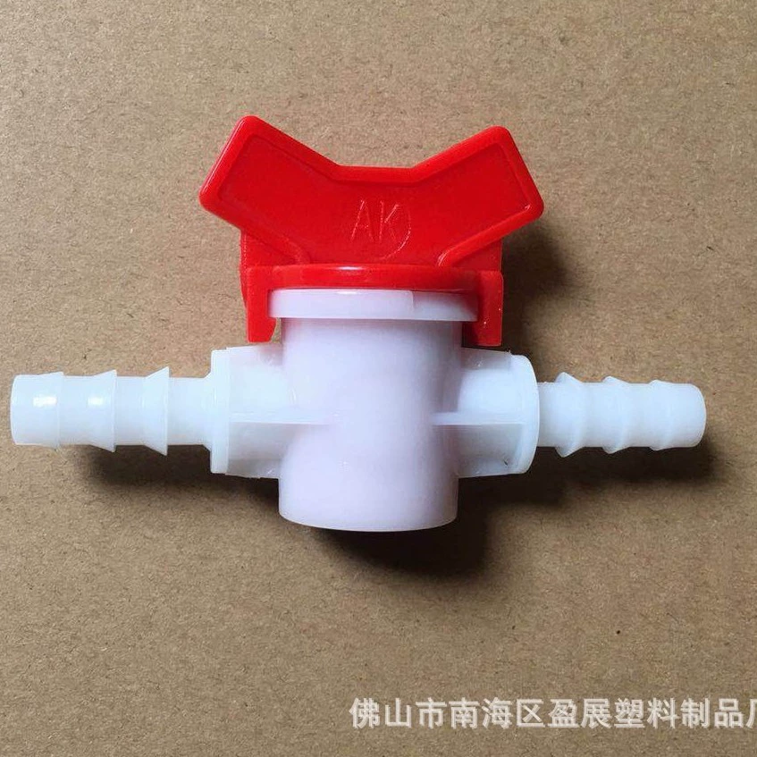 Yingzhan Factory Mold Production Пластиковый прямой ручной прямой клапан со стабильным качеством и нелегким утечкой переключающего клапана