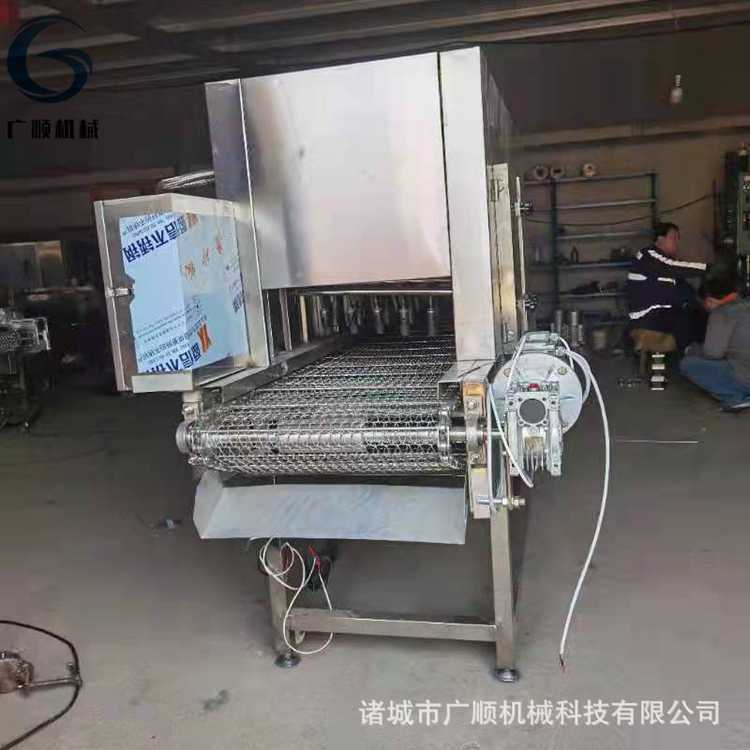 Z全自动不锈钢连续烧毛 猪蹄猪头猪耳猪脚燎毛机羊头羊蹄羊脚鸡腿