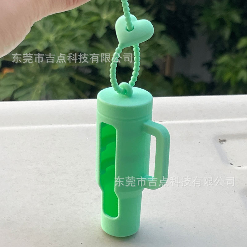 跨境口红硅胶套保护套食品级创意造型硅胶唇膏套防摔便携保护壳|undefined