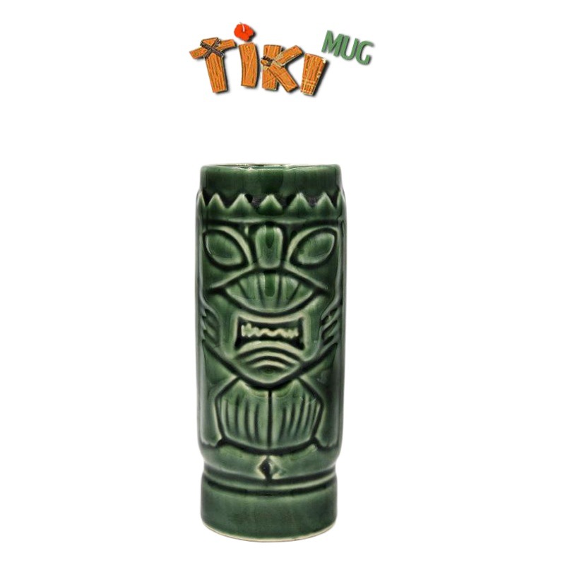 Taza de cerámica hawaiana cuidadosamente seleccionada Taza de cóctel creativa TIKI Taza de agua en relieve Tic Cup Zombie Face
