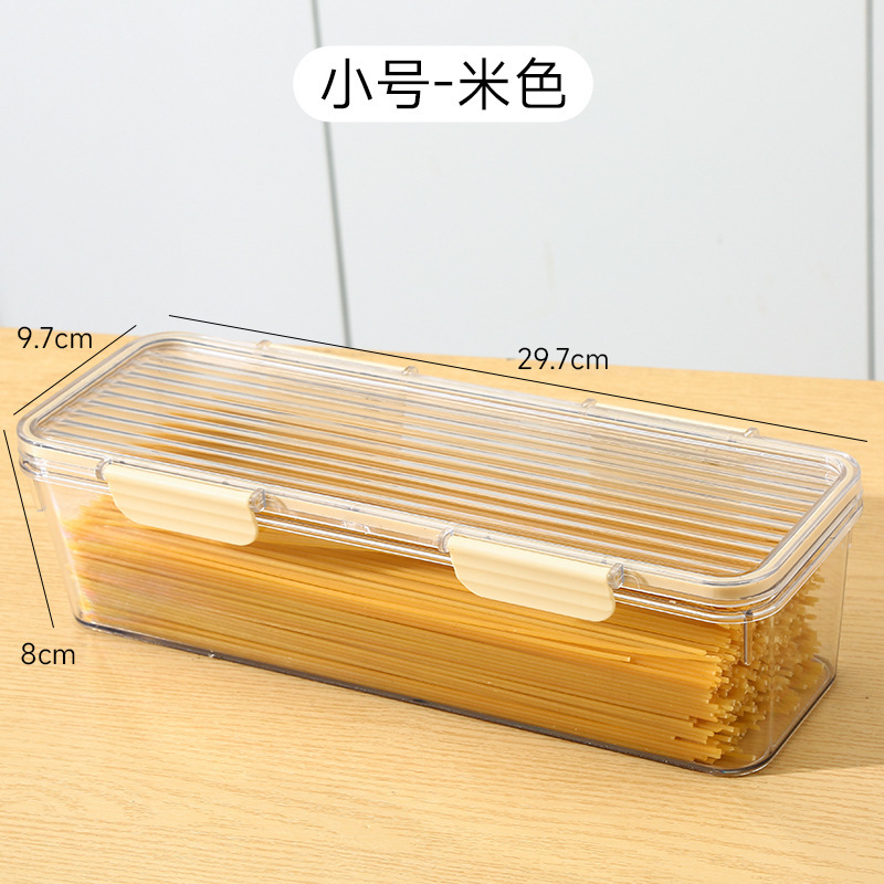 厨房收纳新升级密封面条挂面桶食品级长方形收纳盒意粉罐置物神器|undefined