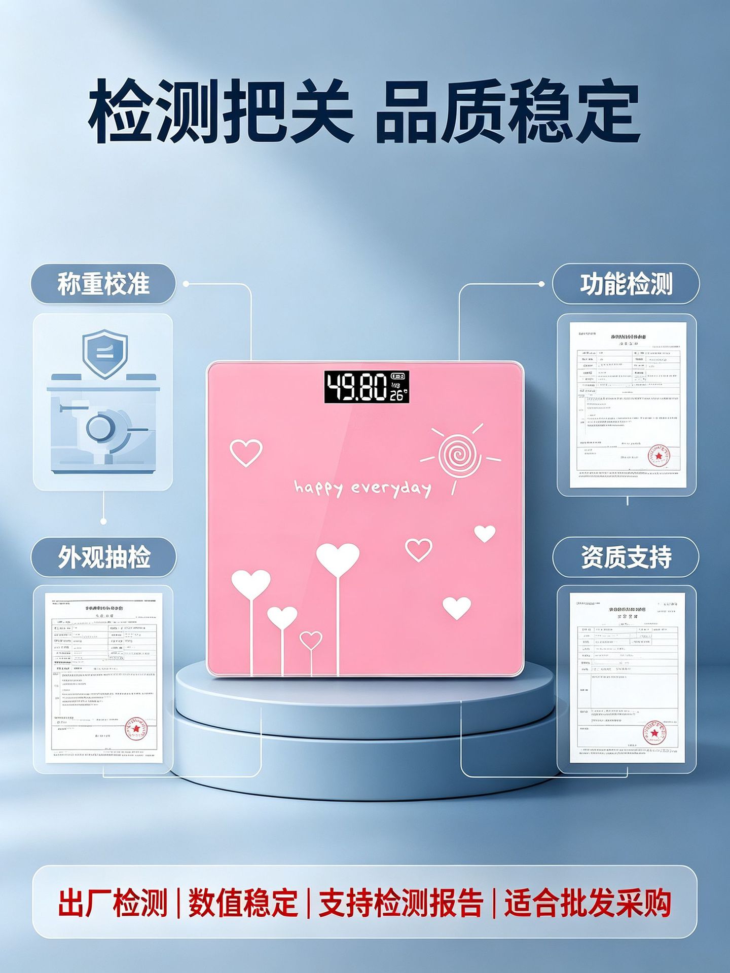 Bluetooth Body Fat Scale App Pink Household Precision Electronic Scale Dorm High-Value Rechargeable Human Scale Weight Scale