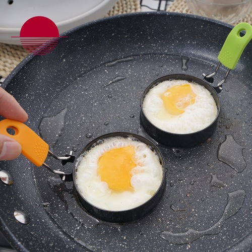 硅胶蛋圈铁喷不粘圆形煎蛋器煎蛋模型煎蛋模具 煎蛋圈DIY烘焙