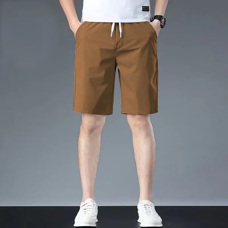 24 colores personalizados logotipo japonés pantalones cortos para hombres de verano delgados deportivos casuales sueltos ventilados para hombres