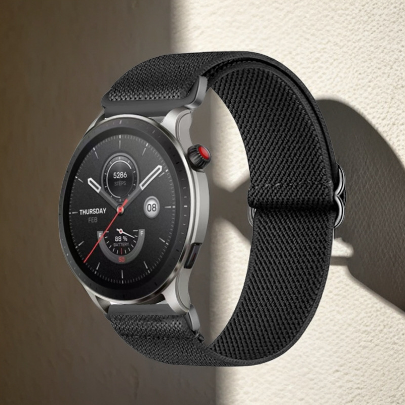 For Huami amazfit Stretch Nylon Loop Watch Strap Leap balance Breathable GTR4pro Watch Strap