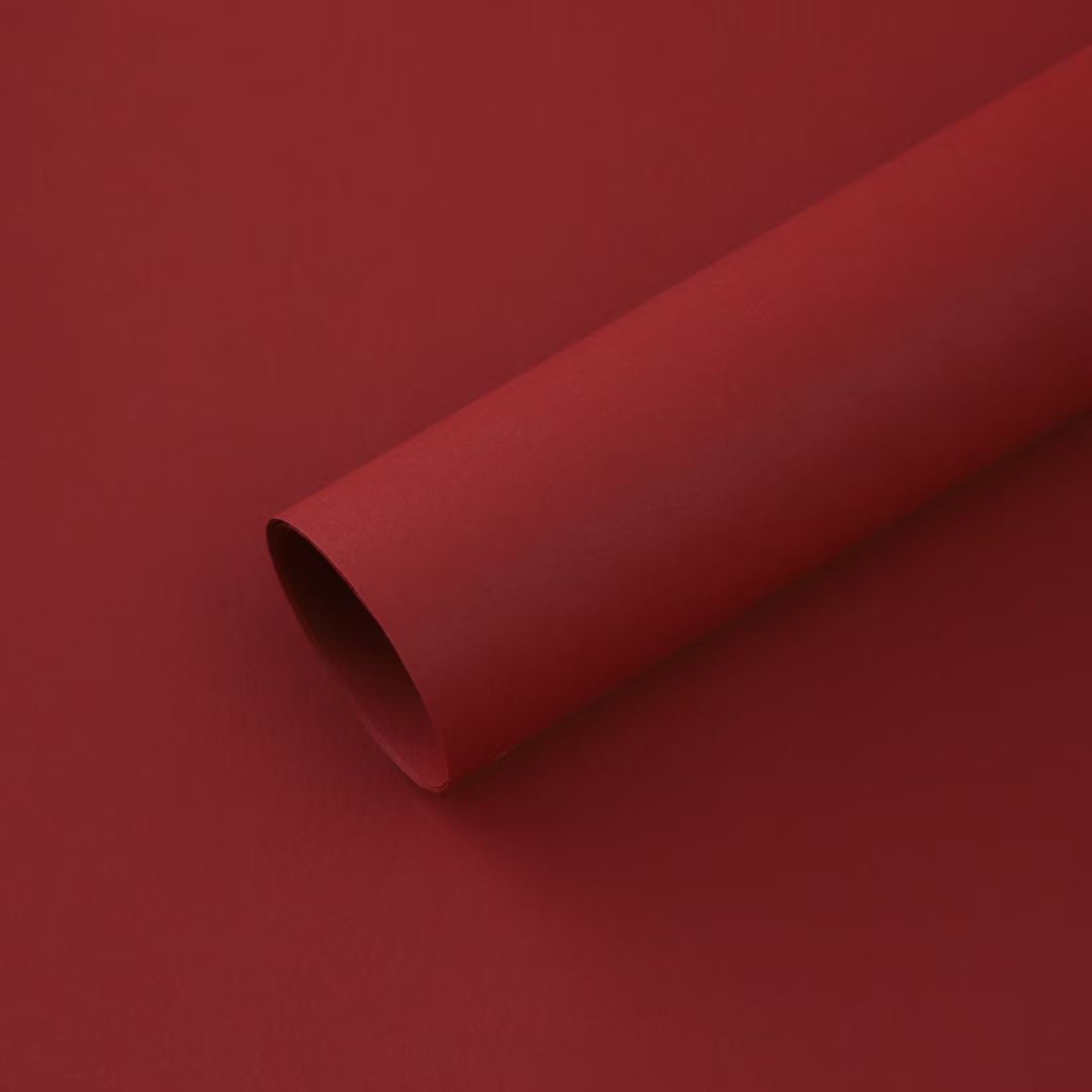 Papel de moldeo, papel duro, papel de embalaje de cartón artístico, ramo de flores de color sólido, material de flor de piel de vaca, DIY
