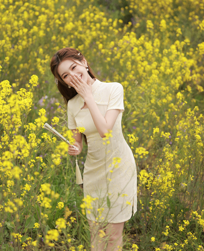 Improved Cheongsam 2023 New Style Short Summer Young Girl's Small Slim-fit Dress for Daily Wear