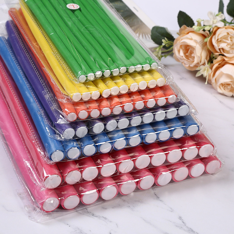 Cross-border salon hair salon curly hair tools hot and cold hot heat insulation stick big wave curling bar sponge curly hair hot dyeing supplies