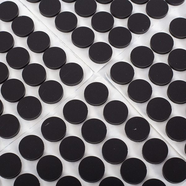 Silicone non-slip self-adhesive pad