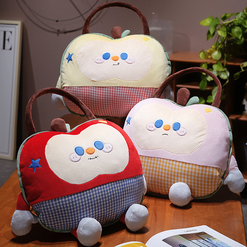 Manzana de dopamina almohada de mano manta siesta de oficina 2 - en - 1 niñas dormir colchón cojín de coche