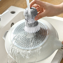 廚房不粘油去污洗鍋刷 自動加液刷鍋神器杯刷 壓液洗碗清潔刷