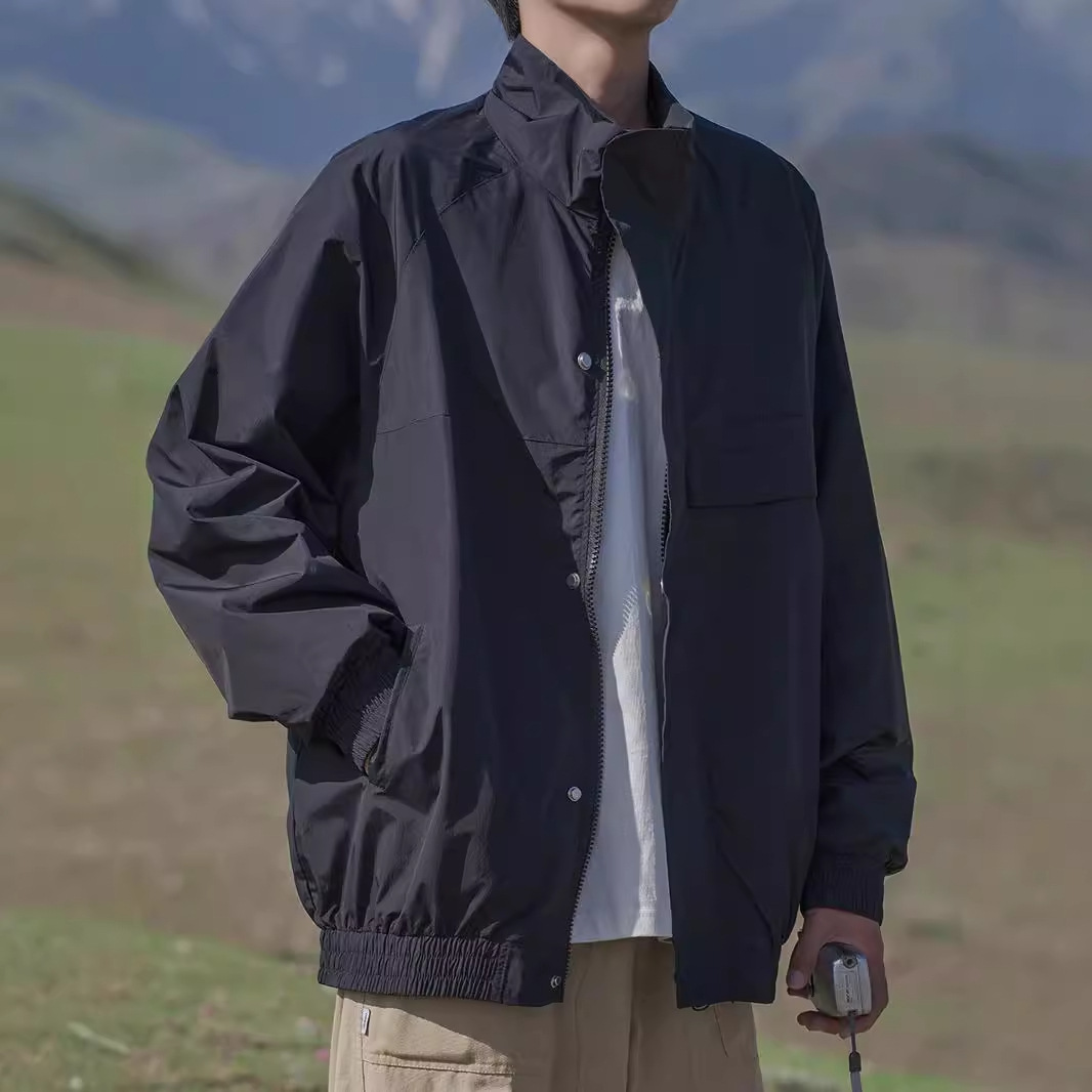 Sports workwear jacket men's spring and autumn new style assault jacket men's casual men's top thin jacket_voghion.com