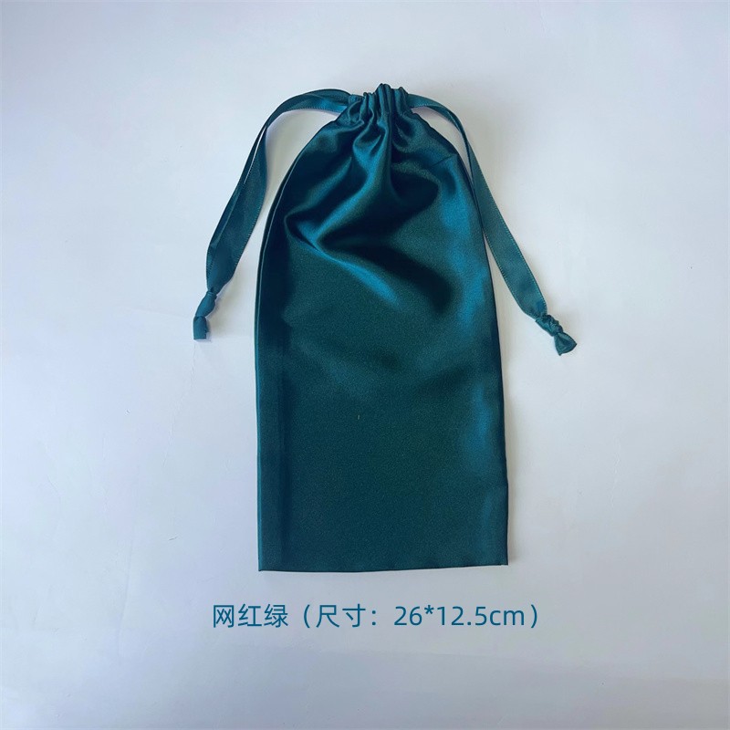 Red roja y verde bolsa de tela grande (tamaño 26*12,5)