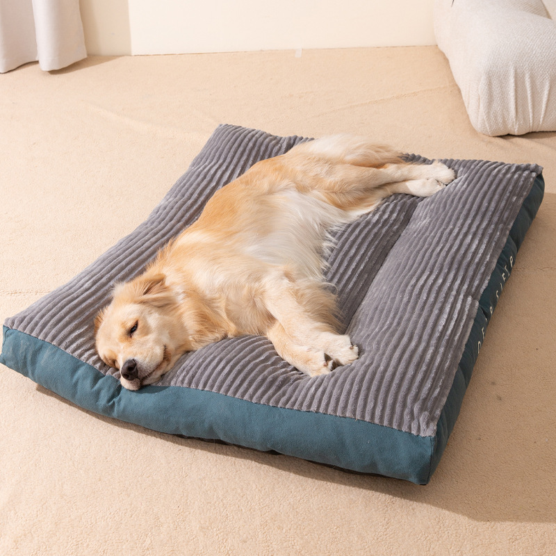 Estera del perro para dormir cuatro estaciones estera de dormir universal desmontable y lavable alfombra del piso de la perrera perro mediano y grande Golden Retriever suministros para mascotas