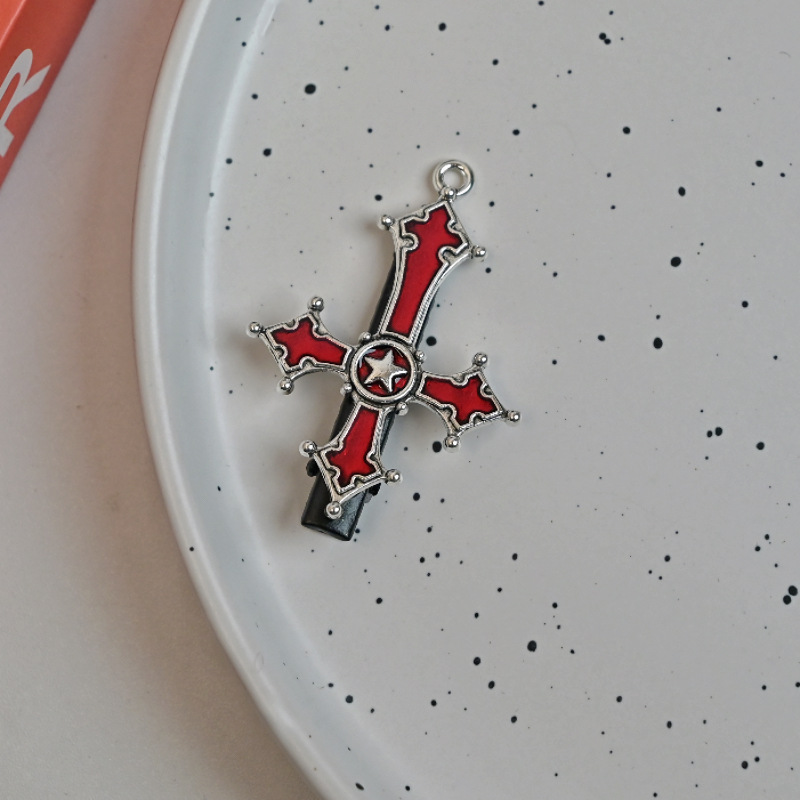 2# Red Star Cross hairpin