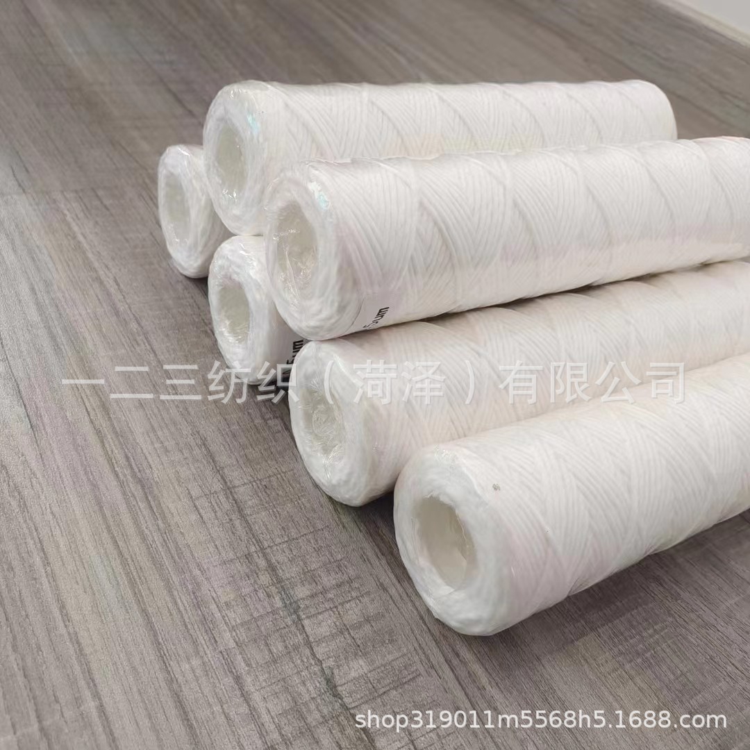 20寸脱脂棉线绕水滤芯 脱脂棉线缠绕滤芯  规格齐全 欢迎订购