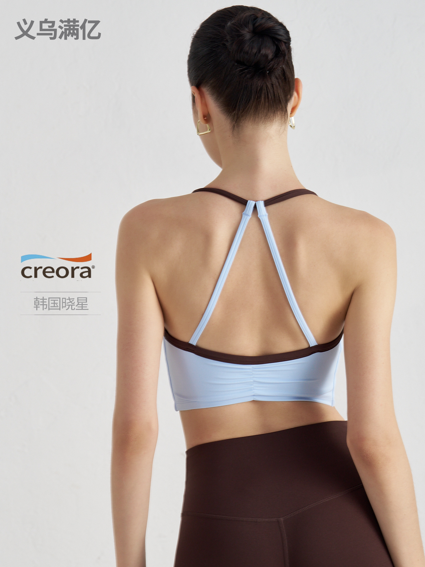 NS American halter ropa interior deportiva mujer corriendo pilates yoga chaleco verano europeo y americano hermoso espalda fitness sujetador