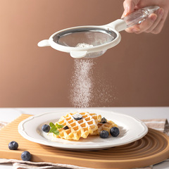 Soy Milk Filter Mesh, Baby Food Strainer, Baby Scoop, Household Kitchen Tool for Egg Tart Batter & Baking, Flour Sifter