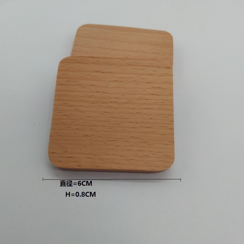 Planos cuadrados de beech 6 * 6 * 1CM