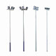 6 meters 8 meters 10 meters 12 meters 15 meters high pole lights basketball court football court tennis court LED lights pole lights